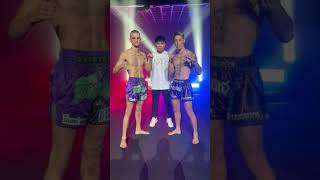 Omar Drissi vs Tomoki Sato face off onefridayfights onelumpinee [upl. by Lexis]