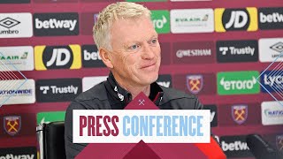 quotIts Been A Challenge For The Promoted Teamsquot  David Moyes Press Conference  Burnley v West Ham [upl. by Milissent392]