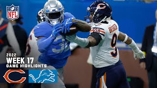 Chicago Bears vs Detroit Lions  2022 Week 17 Game Highlights [upl. by Assinna]