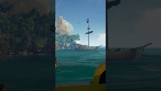 Sea Of Thieves First Time CRAZY Harpoon Shot gaming [upl. by Nikaniki480]