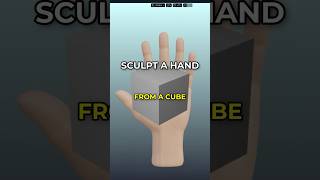 How to sculpt a Hand in blender blender3d blendertutorial digitalsculpting 3dsculpting [upl. by Eddra]