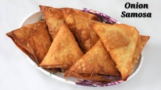 Onion Samosa Recipe in Kannada  ಈರುಳ್ಳಿ ಸಮೋಸ  Quick Onion Samosa recipe in Kannada  Rekha Aduge [upl. by Aikemat]