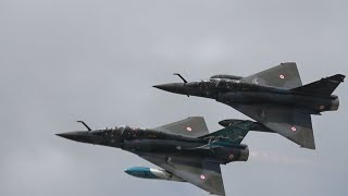 Mirage 2000D Couteau Delta Tactical Display BA105 EVREUX 2018 [upl. by Valerle]