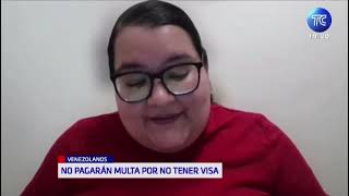 Betzabeth Jaramillo en TC Televisión Decreto 370 y Regularización de Venezolanos en Ecuador [upl. by Vladamir]