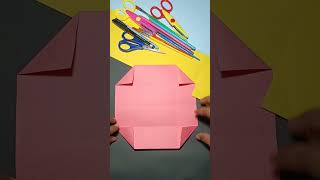 Make a Paper Pen Holder shorts diy [upl. by Ebarta]