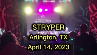 STRYPER Live Arlington Dallas TX 2023 [upl. by Ahsanat]