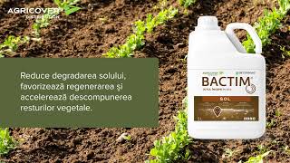 𝐁𝐀𝐂𝐓𝐈𝐌® 𝐒𝐎𝐋 tratament regenerator  bioprodus bacterian din portofoliul Agricover [upl. by Gilbart]