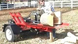 Home Made Wood Splitter TNwmv [upl. by Nnairrehs]