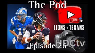 Detroit vs Everybody x Lions vs Texans  Ep 26 LIVE HDCtv [upl. by Laamaj]