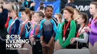 Gymnastics Ireland apologizes after young Black gymnast passed over during medal ceremony [upl. by Prospero]