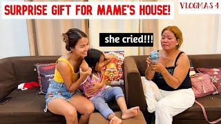 Surprise Early Christmas Gift For Mames House  SHE CRIED vlogmas 4 [upl. by Wernsman437]