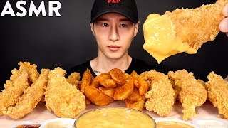 ASMR CHEESY CHICKEN TENDERS amp POTATO WEDGES MUKBANG No Talking UNBOXING  EATING SOUNDS [upl. by Aldo973]