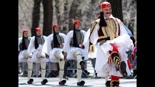 Evzones March at New York Greek Parade 2018 [upl. by Rosita]