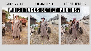 GoPro Hero 12 vs DJI Action 4  Testing photo quality [upl. by Ettenan]