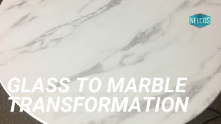 Glass to Marble Transformation  Nelcos Architectural Film Installation [upl. by Naejarual]