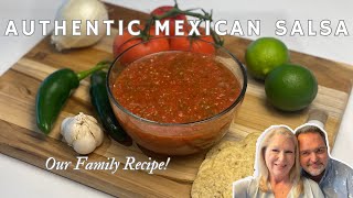 AUTHENTIC Mexican Salsa  Our Family Recipe EASY to make at home livingthealleyway [upl. by Fafa930]