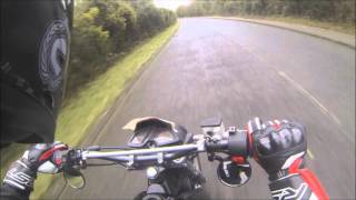 060 Derbi Senda 125cc Top Speed Acceleration [upl. by Dnallor141]