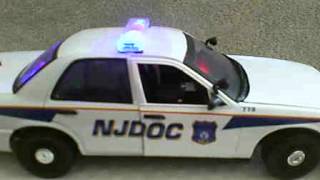 NJDOC CORRECTIONS DIECAST MODEL CAR WITH WORKING LIGHTS AND SIREN [upl. by Danyelle918]