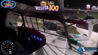 29K Ryan Kereluk WISSOTA Late Model OnBoard  WISSOTA 100 91621 [upl. by Ayomat]