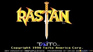 Rastan gameplay PC Game 1988 [upl. by Demmy]