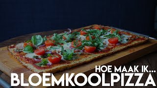 Bloemkoolpizza met krokante bodem  Project Balance recepten [upl. by Jorge895]