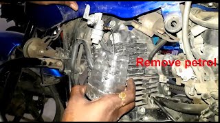 Bike se petrol kaise nikale  How to remove petrol from bike  Pulsor 150 se petrol kaise nikale [upl. by Noryb]