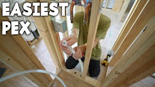 Expansion Pex is So Fast to Install  Plumbing Done  Salvaged Mobile Home Rebuild [upl. by Bjork193]