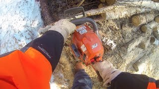 Husqvarna 346xpg  Gopro HD [upl. by Ecerahc]