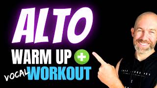 ALTO Vocal Exercises NEW WARM UP  WORKOUT [upl. by Alyss]