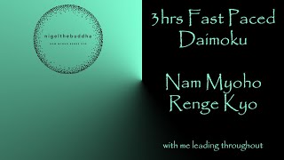 3hrs Fast Daimoku for Determination Victory  Nam Myoho Renge Kyo [upl. by Yednarb623]