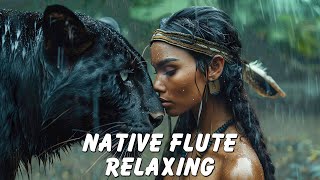 Rain Sounds amp Healing Flute Music  Native American Flute Music for Sleep Well Healing Meditation [upl. by Arraic436]