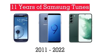 Samsung Ringtone Evolution 2022 [upl. by Laumas]