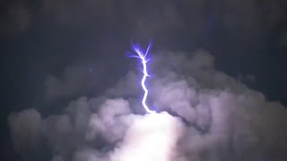 Rare volcano lightning seen as Taal Volcano in Philippines erupts [upl. by Barbuto776]