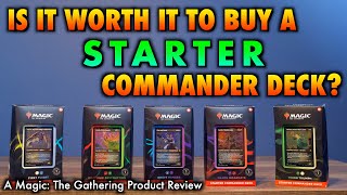 Is It Worth It To Buy A Starter Commander Deck  A New Magic The Gathering EDH Product Line [upl. by Refanej614]