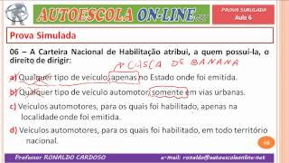 06 RESOLUÇÃO DE QUESTÕES SOBRE PROCESSO DE HABILITAÇÃO CNH PPD VEÍCULO E DOCUMENTOS [upl. by Ioab799]