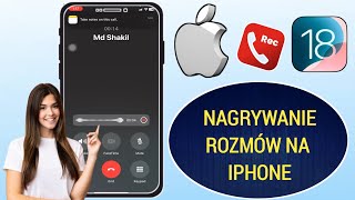 Jak włączyć nagrywanie rozmów w iPhone iOS 18 [upl. by Edina]