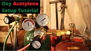 OxyAcetylene Regulator Setup Tutorial [upl. by Dove]