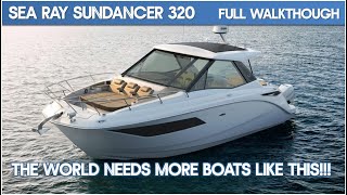 Sea Ray Sundancer 320 I Full Walkthrough I The Marine Channel [upl. by Garik]