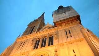 Zagreb  Cathedral bells [upl. by Ahsimot]