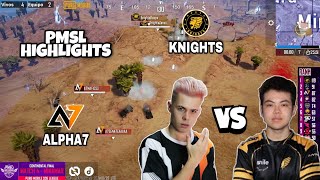 Alpha7 vs Knights  Zenox 1v2 INF  Koops vs SenaTexa 1v1 Final Fight 🔥  PMSL  Highlights [upl. by Driskill]