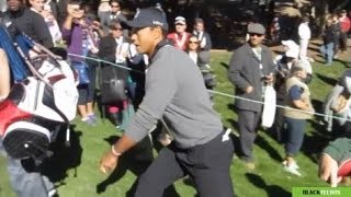 Tiger Woods  Pratice Round Raw Footage at Sherwood CC [upl. by Gilba]