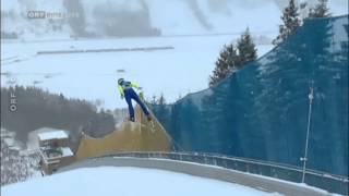 Manuel Poppinger Skiflug WM Kulm 2016 1505m ORF [upl. by Raven]