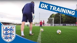 Four Keeper Drill Crosses amp More at Goalkeeper Training  Inside Training [upl. by Eshman]