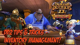 DD2 Tips amp Tricks  Inventory Management [upl. by Nealy992]