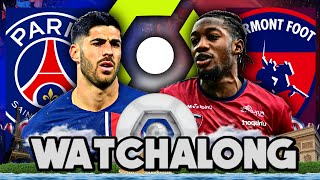 PSG 00 Clermont • Ligue 1 Uber Eats LIVE WATCH ALONG PSGCF63 [upl. by Soigroeg]