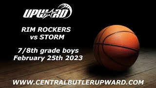 Rim Rockers vs Storm  78th Boys February 25th 2023 [upl. by Kired]