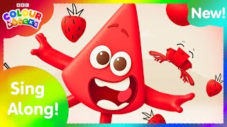 Reds Song Sing Along  Colour Songs for Kids  Kids Learn Colours  Colourblocks ​ [upl. by Adnal723]