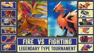 FIRE vs FIGHTING  Legendary Pokémon Type Tournament Battle 6 [upl. by Allen]