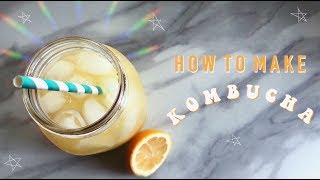 How to make KOMBUCHA  cheap amp easy  NO SCOBY [upl. by Beacham]