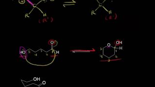 Formation of hemiacetals and hemiketals  Aldehydes and ketones  Organic chemistry  Khan Academy [upl. by Yticilef24]